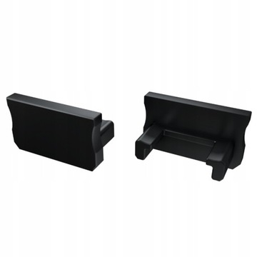 ZAŚLEPKA do Profilu LUMINES Typ A CZARNA Prosta