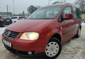 Volkswagen Caddy III Kombi 1.9 TDI 75KM 2007 Volkswagen Caddy Life Osobowy Klimatyzacja 2 kpl. Kol Okazja 1.9 Diesel