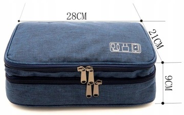 Дорожный органайзер для зарядных кабелей и сумки-футляра