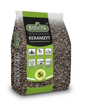 BIOVITA KERAMZYT Ogrodniczy DROBNY 4-8MM 5L drenaż donicy