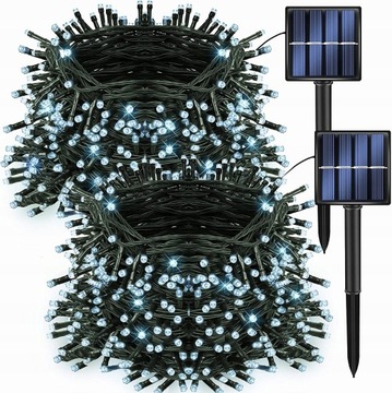 100LED ГАРЛАНД СОЛНЕЧНЫЕ САДОВЫЕ ЛАМПЫ ДЛЯ БАЛКОНА