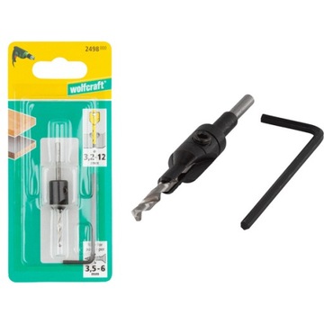 NAWIERTAK Z FAZOWNIKIEM 4,5MM WOLFCRAFT 2511000