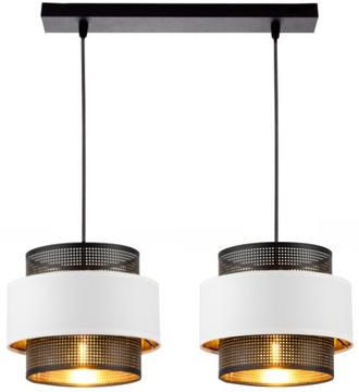 NOWOCZESNA LAMPA WISZĄCA SUFITOWA ŻYRANDOL ABAŻUR