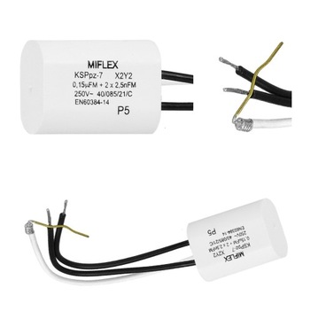 Kondensator przeciwzakłóceniowy Miflex 0,15 uF KSPpz- 7 Celma
