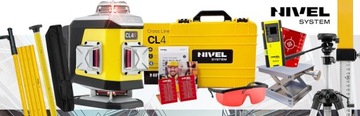 СИСТЕМА NIVEL CL4R НАБОР ЛАЗЕРА КРАСНОГО КРЕСТА CLS-4