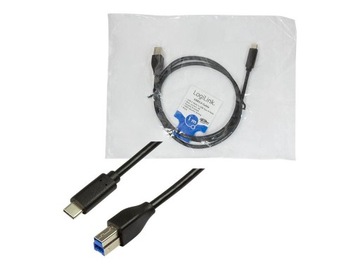 LOGILINK CU0162 LOGILINK — кабель USB 3.2 Gen1x1, штекер USB-C к USB-B