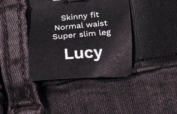 NOISY MAY spodnie LUCY jeans SKINNY FIT _ W27 L32