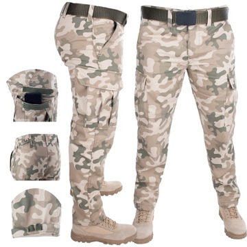 SPODNIE WOJSKOWE MORO PUSTYNNA BURZA HEKTOR 4XL