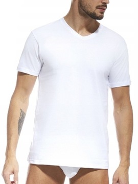 KOSZULKA MĘSKA CORNETTE 201 new BIAŁA M