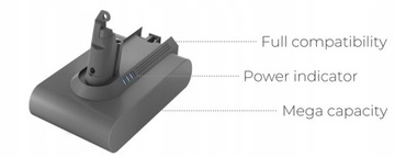 Запасной аккумулятор Newell DSV6B для Dyson SV03