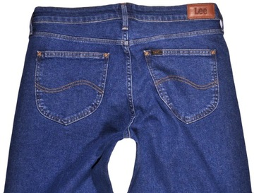 LEE spodnie BLUE jeans MOM STRAIGHT_ W32 L29