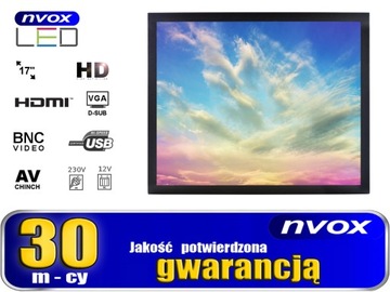 Открытый светодиодный монитор 17 дюймов HDMI USB 12 В 230 В