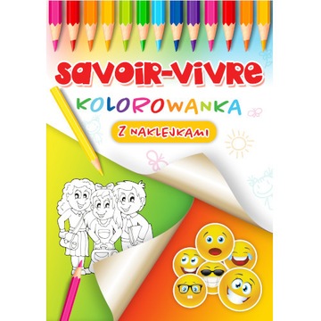 Kolorowanka A4 dobre zachowanie savoir-vivre