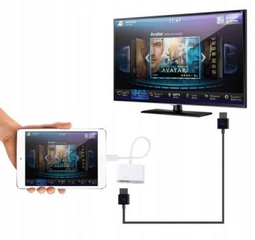 АДАПТЕР LIGHTNING АДАПТЕР HDMI AV iPad iPhone