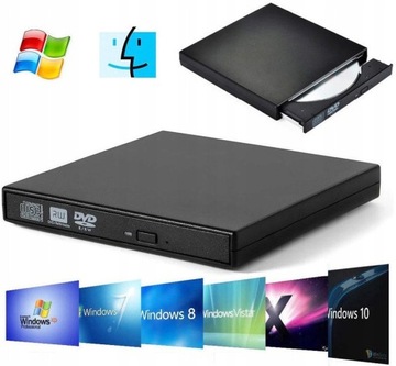 ВНЕШНИЙ ПРИВОД CD-R/DVD-ROM/RW USB 3.0 CD-ЗАПИСЫВАТЕЛЬ ПОРТАТИВНЫЙ ПРОИГРЫВАТЕЛЬ