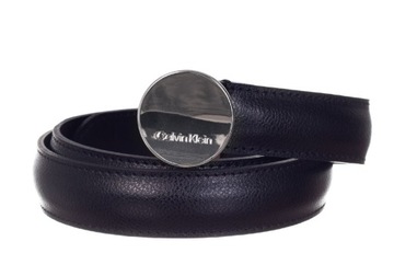 CALVIN KLEIN PASEK DAMSKI CK BELT 25MM BLACK r.80