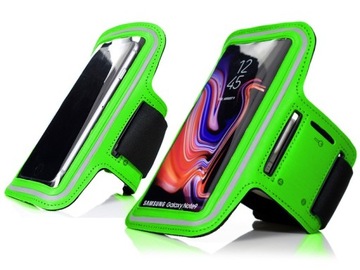 OPASKA NA RAMIĘ ARMBAND Z ODBLASKIEM MIEJSCE NA KLUCZ NA TELEFON SMARTFON