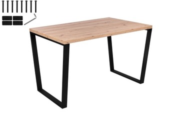 STÓŁ KUCHENNY DO JADALNI LOFT INDUSTRIALNY 140x80