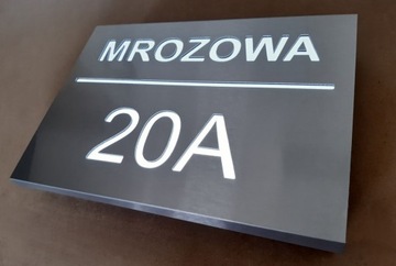 Светодиодный номер дома с датчиком сумерек