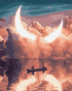 Malowanie Po Numerach Romans pod księżycem 40x50