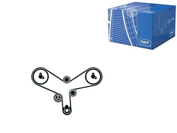 KOMPLET - ZESTAW PASKA ROZRZĄDU SKF 0816H0 0816K2