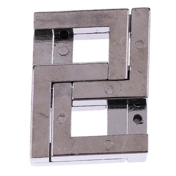 Kwadratowa Puzzle Klasyczna metalowa