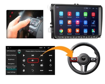 РАДИО 9 ДЮЙМОВ ANDROID GOLF VI 6 VW PASSAT B6 B7