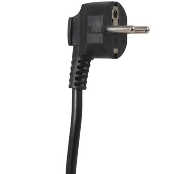 KABEL PRZEDŁUŻACZ SIECIOWY DO PRĄDU DOMU 3 GNIAZDA CZARNY MOCNY DŁUGI 5M