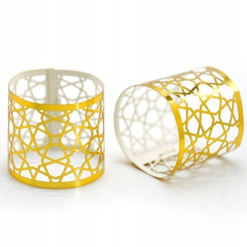 ЗОЛОТОЙ ДЕКОР СВЕЧИ-ВЕНКИ, 50 ШТ.