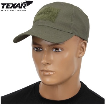 БЕЙСБОЛЬНАЯ КЕПКА TEXAR ВОЕННАЯ, РЕГУЛИРУЕМАЯ НА ЗАВИСКЕ, Оливковая