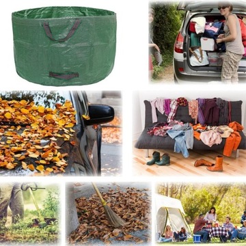 КОРЗИНА-КОНТЕЙНЕР САДОВАЯ СУМКА ДЛЯ ТРАВЫ И ЛИСТЬЕВ, БОЛЬШАЯ