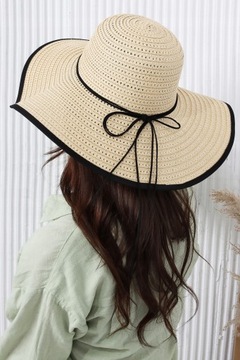 ЛЕТНЯЯ ПЛЯЖНАЯ СОЛОМНАЯ ШЛЯПА БОЛЬШАЯ УДОБНАЯ ЖЕНСКАЯ ЖЕНСКАЯ МОДА 2343