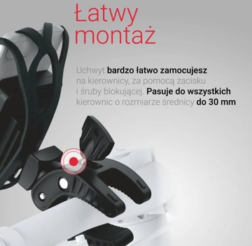 Велосипедный держатель HAMA для мобильных устройств высотой до 90 мм.