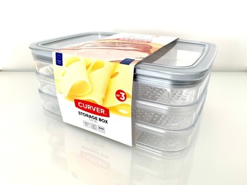 Контейнеры для пищевых продуктов Curver DRY STORAGE BOX 3X0,8л