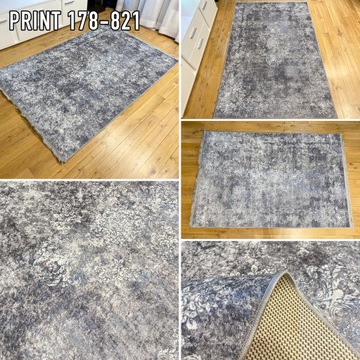 СОВРЕМЕННЫЙ ПРОТИВОСКОЛЬЖАЮЩИЙ КОВЕР LOFT 130X190 SOFT
