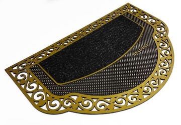 WYCIERACZKA WEJŚCIOWA ZEWNĘTRZNA MASYWNA ZŁOTA POD DRZWI DO BUTÓW STYLOWA