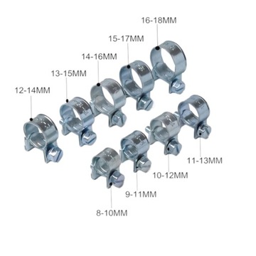 НАБОР хомутов, зажимы привинченные CLAMP CLAMP, STRONG, 8-18 мм, 135