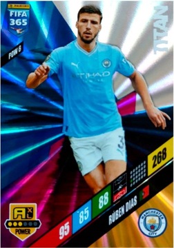 FIFA 365 2024 RUBEN DIAS POWER TITAN POW 6 Manchester CITY Panini Karty