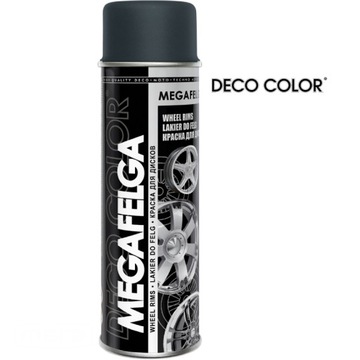DECO COLOR Lakier akryl. MEGAFELGA antracyt satyna