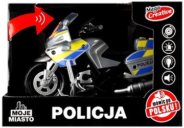 MOTOCYKL POLICJA MOJE MIASTO