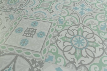 ширина 2 м КОВЕР ПВХ ПЛЕЧВОРК ПЛИТКА БОХО