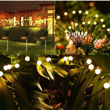 2 шт. СОЛНЕЧНАЯ ЛАМПА FIREFLY SWING BALL SARDEN BALL 10LED