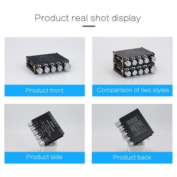 Плата цифрового усилителя аудиоресивера 2x50 Вт + 1