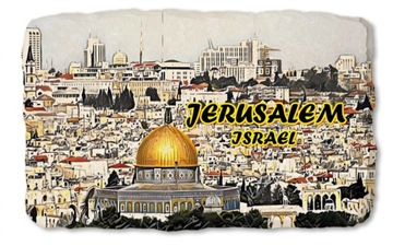JEROZOLIMA IZRAEL magnes na lodówkę kamień 281A
