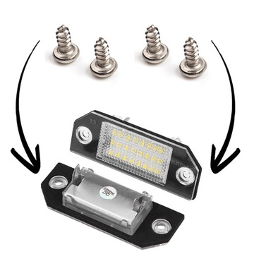 ŚRUBKI DO LAMPEK TABLICY Ford Focus Mk2 C-MAX 4szt