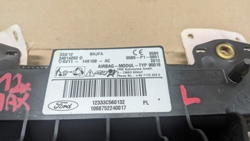 FORD B-MAX 12R 1.0 EB ZÁVĚS VZDUCHOVÁ LEVÝ AIRBAG AV11-14K158-AC