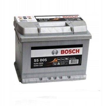 BOSCH SILVER S5 005 63Ah 610A