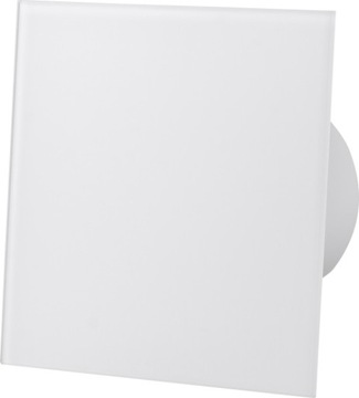 Wentylator łazienkowy airRoxy dRim100TS TIMER panel szklany BIAŁY MAT cichy