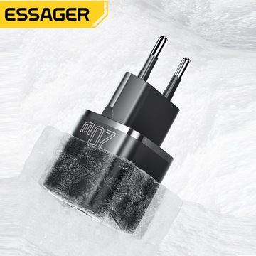 МОЩНОЕ БЫСТРОЕ ЗАРЯДНОЕ УСТРОЙСТВО USB-C CUBE 20 Вт БЛОК ПИТАНИЯ ДЛЯ IPHONE MAINS PD QC