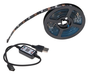 СВЕТОДИОДНАЯ ЛЕНТА RGB 5050 2 м ТВ BLUETOOTH USB-приложение